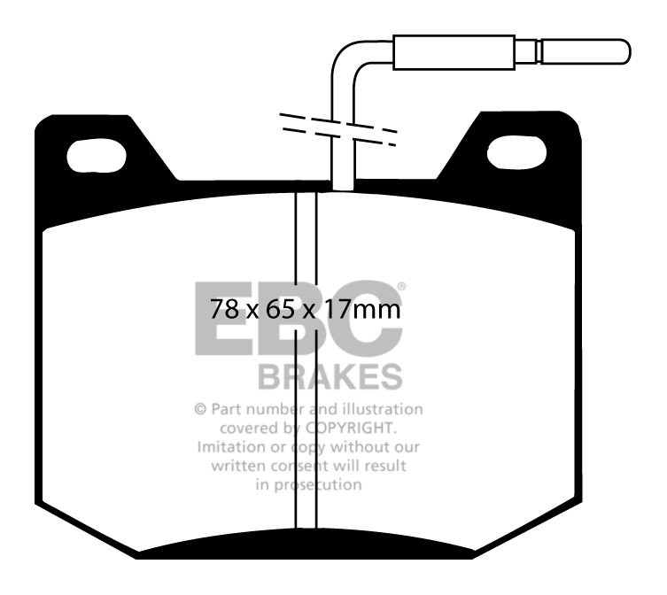 EBC Brakes PEUGEOT 206 1.6 2007-.. Remblokken voorzijde