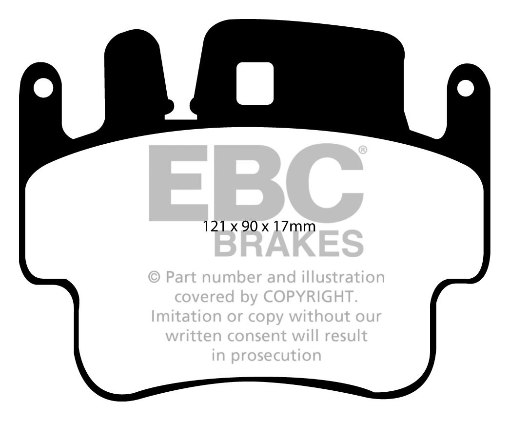 EBC Brakes PORSCHE 911 (997) (Cast Iron Disc Only) 3.8 Carrera 4