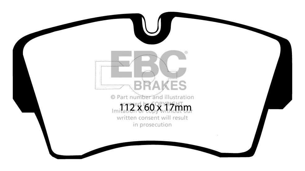 EBC Brakes VAUXHALL (OPEL) Senator 2.5 85-86 Remblokken voorzijd