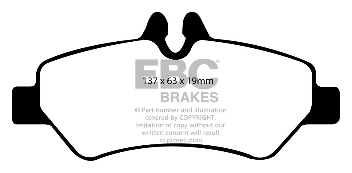 EBC Brakes MERCEDES BEDRIJFSWAGEN Sprinter 210D 2.1 TD 2009-.. R