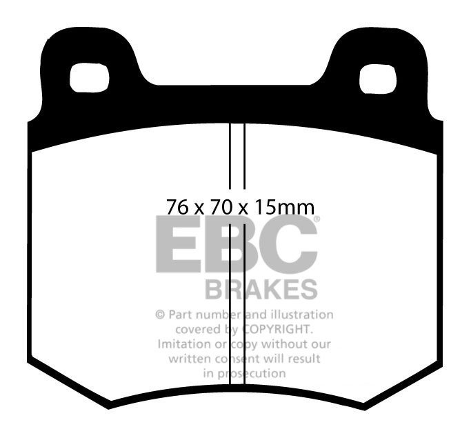 EBC Brakes RENAULT Avantime 2.2 D 2002-2003 Remblokken voorzijde