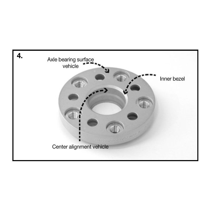 H&R DRA Steekadapter-systeem 50mm per as - M12x1.50 - 4x98->5x130 - 58,0mm->71,6mm