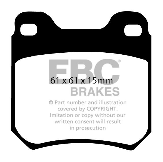 EBC Brakes VAUXHALL (OPEL) Omega 2.2 99-2004 Remblokken achterzi