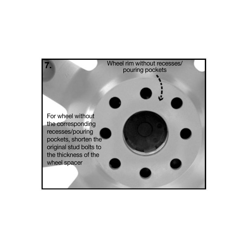 H&R DRM-Systeem Spoorverbrederset 86mm per as - Steekmaat 5x130 - Naaf 71,6mm - Boutmaat M14x1,5 -   Porsche - Zwart