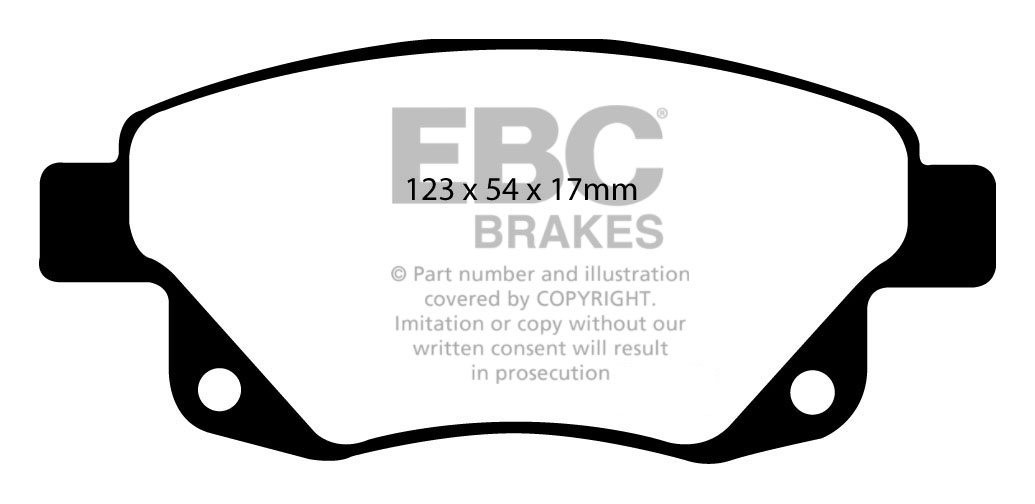 EBC Brakes FORD BEDRIJFSWAGEN Transit 300 RWD 2006-.. Remblokken