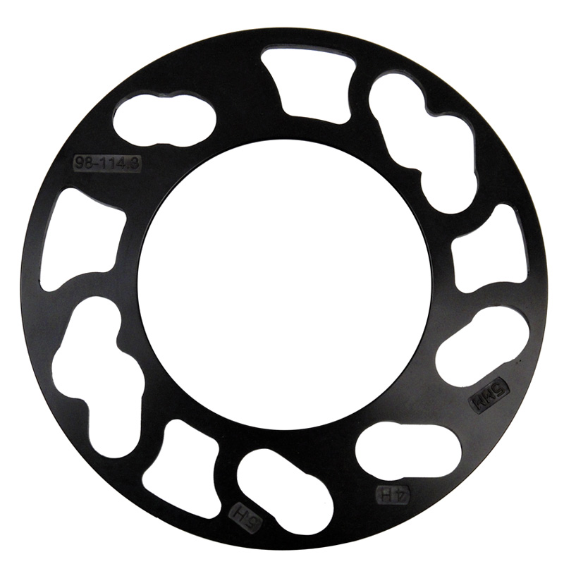 TPI Universele spoorverbrederset 5mm - 4/5-gaats - Steekmaat 98->114,3mm - zwart (10mm/as)