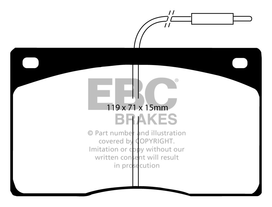EBC Brakes RENAULT BEDRIJFSWAGEN Master 2.5 D 94-97 Remblokken v