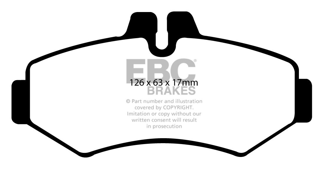 EBC Brakes MERCEDES BEDRIJFSWAGEN Sprinter 314 2.3 95-2006 Rembl