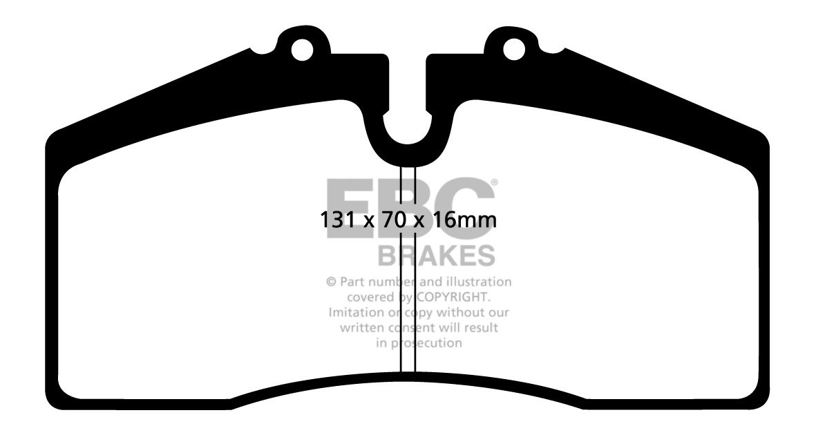 EBC Brakes ASTON MARTIN Lagonda 5.3 78-90 Remblokken achterzijde