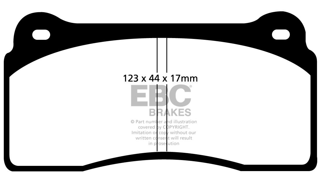 EBC Brakes LAMBORGHINI Murcielago 6.2 2002-2006 Remblokken voorz