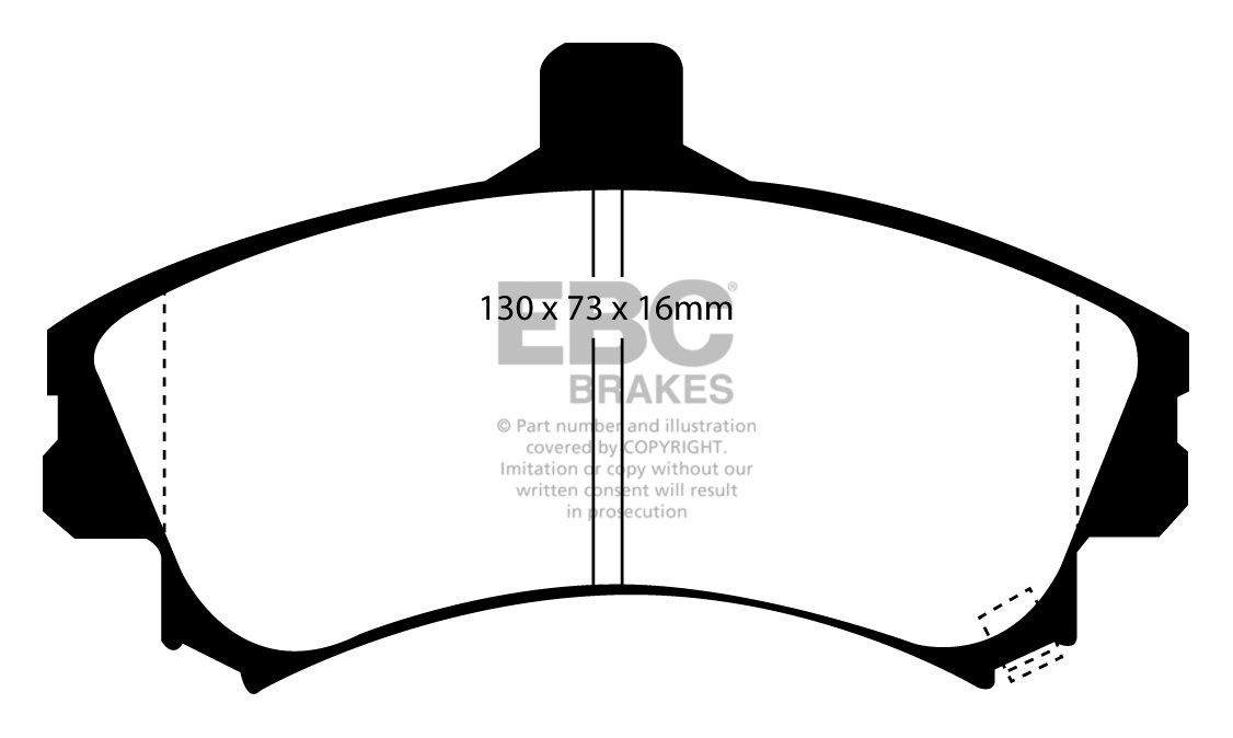 EBC Brakes VOLVO S40 2.0 95-98 Remblokken voorzijde