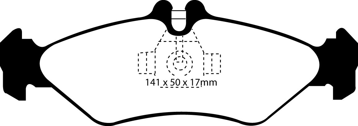 EBC Brakes MERCEDES BEDRIJFSWAGEN Sprinter 214 2.3 95-2006 Rembl