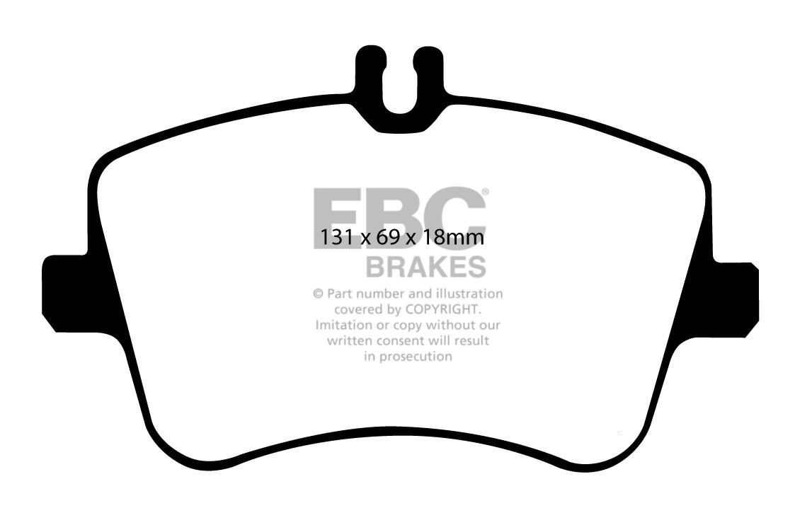 EBC Brakes MERCEDES CLC-Coupe (CLC203) CLC230 (2.5) 2008-.. Remb