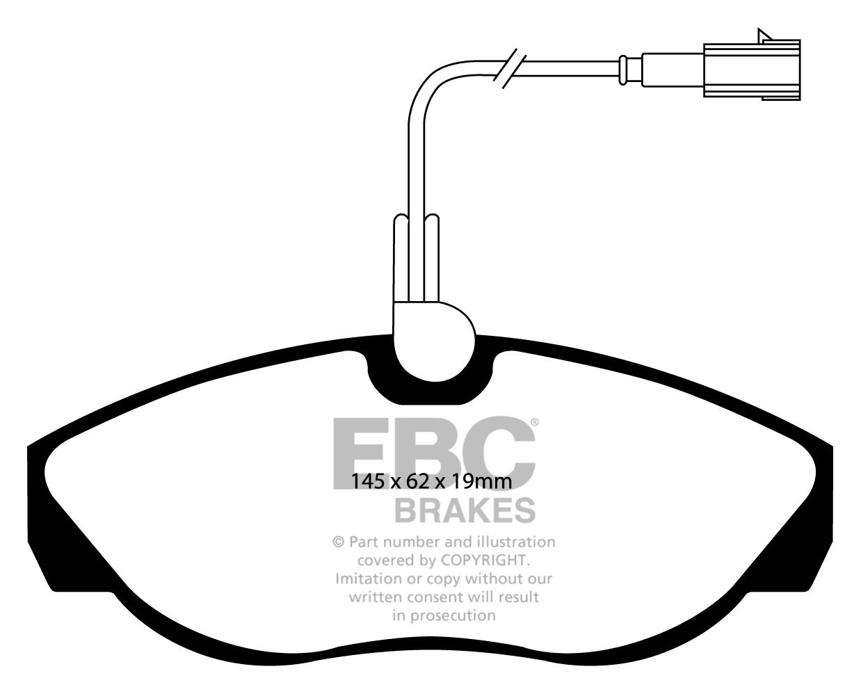 EBC Brakes CITROEN BEDRIJFSWAGEN Relay (Q14)/Jumper 2.0 99-2001 