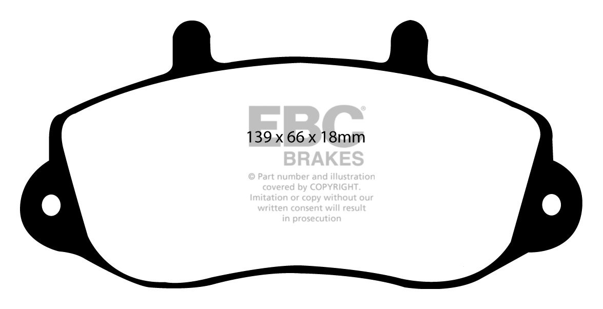 EBC Brakes RENAULT BEDRIJFSWAGEN Master 2.8 TD 97-2000 Remblokke