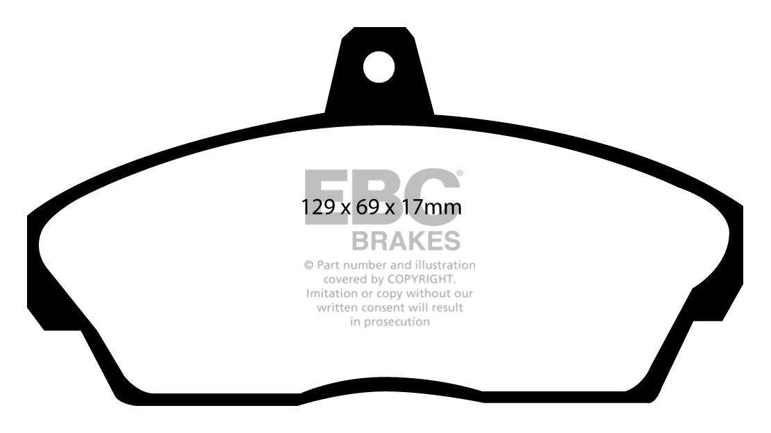 EBC Brakes ROVER 45 2.0 99-2005 Remblokken voorzijde