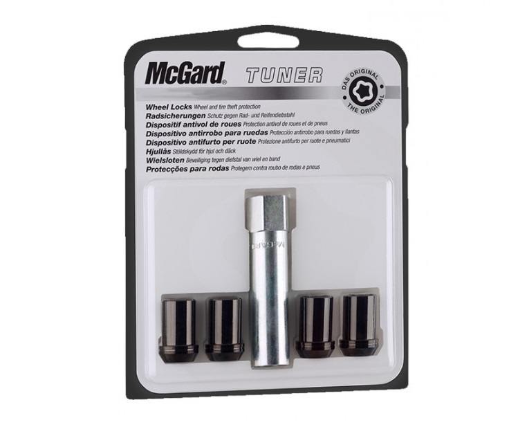 McGard Hex Slotmoeren zwart 14x1,5 - 49.1 mm - K26