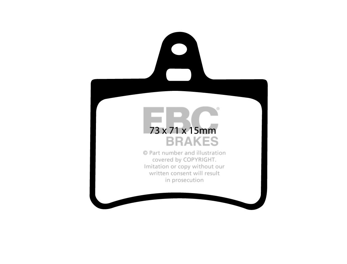 EBC Brakes CITROEN C5 2.2 TD 2001-2008 Remblokken achterzijde