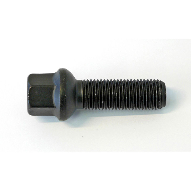 H&R Wielbout bolkonisch R14 M14x1.50 - Lengte 35mm - Zwart