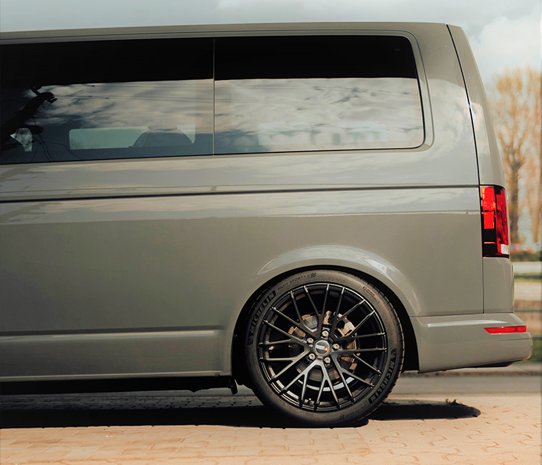 Schroefset Koni VW Transporter T5 & T6 Geel T32 Extra Diep