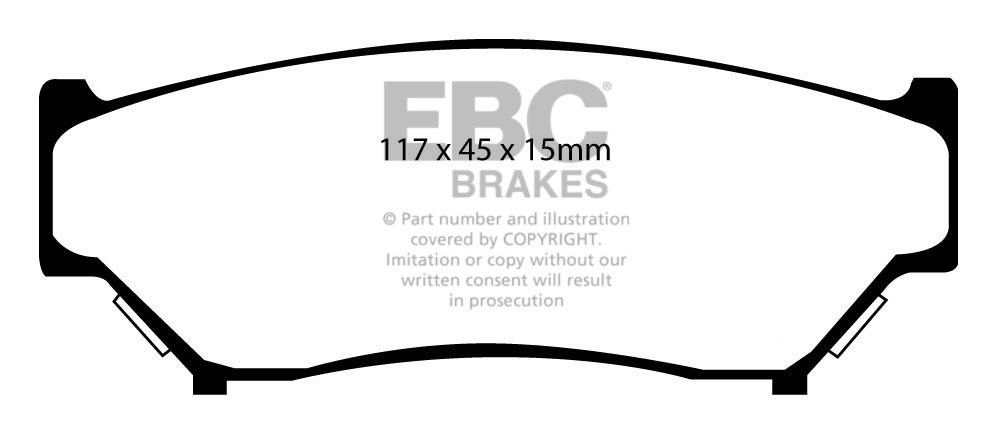 EBC Brakes SUZUKI Grand Vitara 2.0 (T52)(3 Door) 99-2006 Remblok