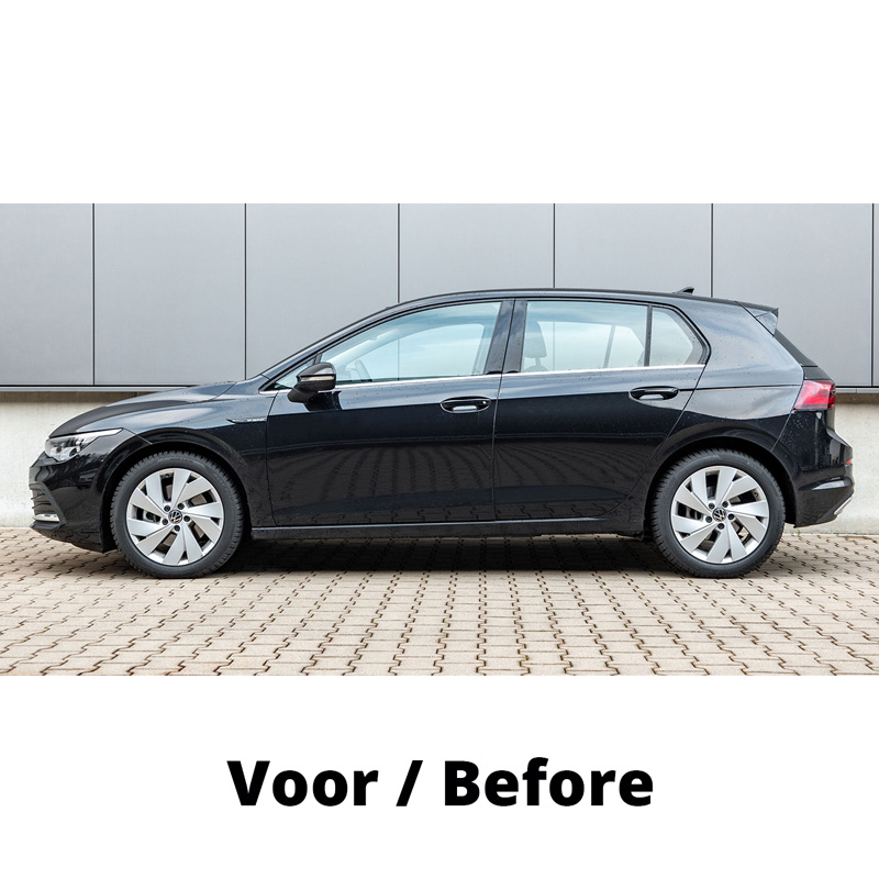 H&R RVS TwinTube Schroefset Versie 1  Volkswagen Golf VIII 2020- / Audi A3 (GY) 2020- VA-Last tot 1000kg - Multilink AA - Veerpoot 50mm - incl. Stilleggingssysteem