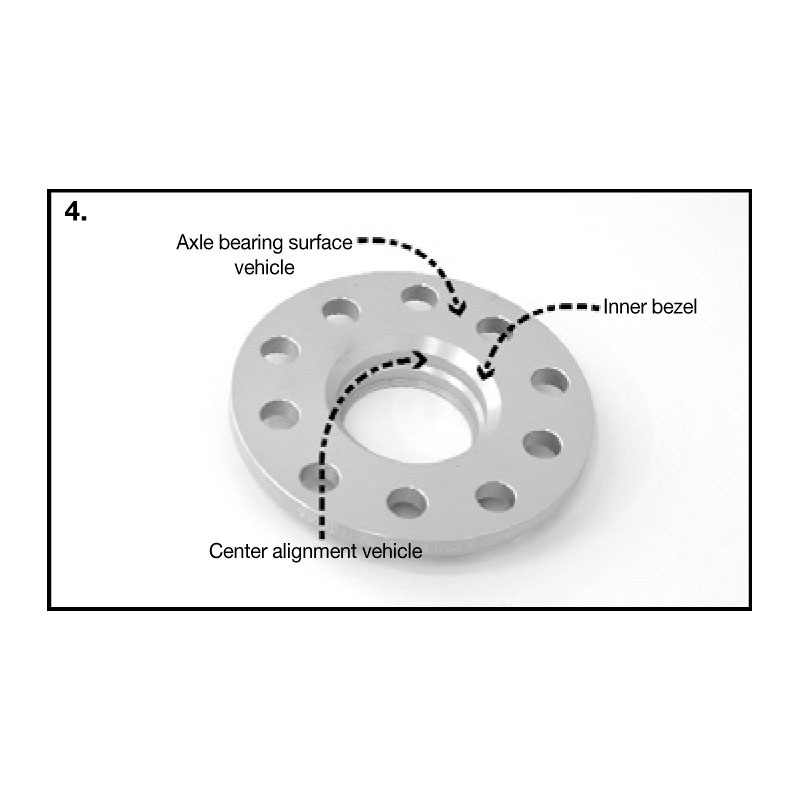 H&R DR-Systeem Spoorverbrederset 6mm per as - Steekmaat 5x110 - Naaf 65,0mm - Boutmaat M12x1,25 -   Cadillac/Opel