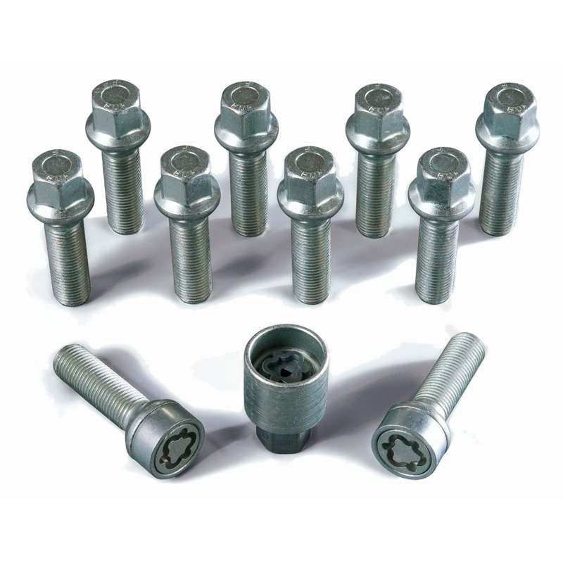 H&R Wielboutenset bolkonisch R14 M14x1.50 - Lengte 31mm - 10 stuks - incl. wielsloten