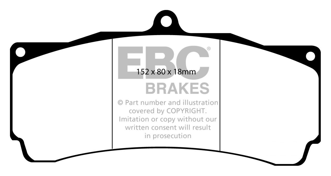 EBC Brakes BMW (ALPINA) B3 (E91) 3.0 Twin Turbo 2007-.. Remblokk