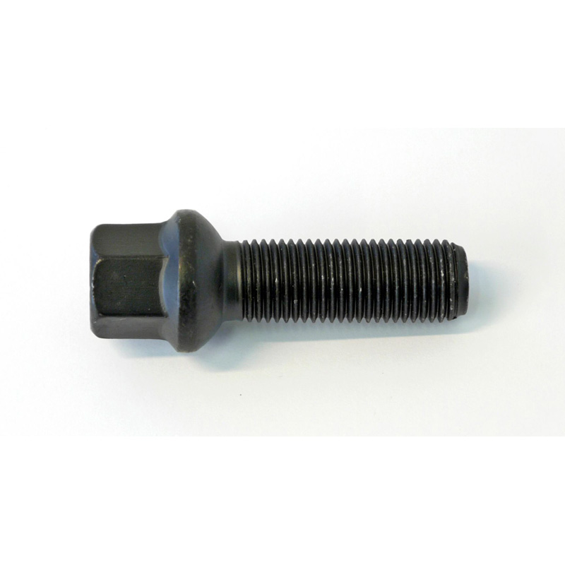 H&R Wielbout bolkonisch R14 M14x1.50 - Lengte 60mm - Zwart