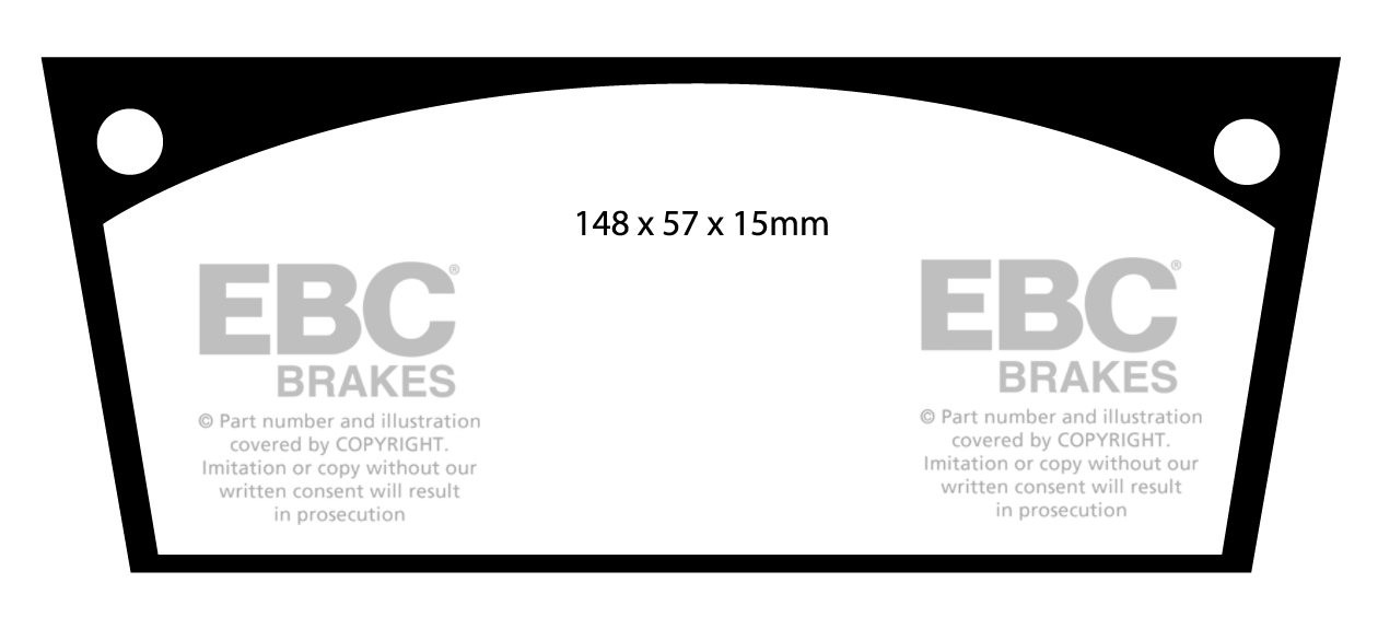 EBC Brakes CITROEN ID 1.9 57-65 Remblokken voorzijde