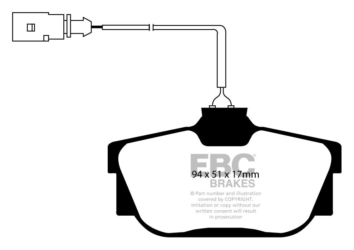 EBC Brakes VW BEDRIJFSWAGEN Transporter (Kombi)/Camper Van 2.0 (