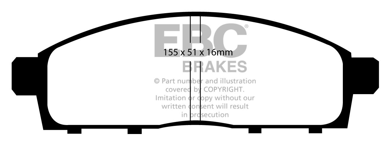 EBC Brakes MITSUBISHI BEDRIJFSWAGEN L 200 2.5 TD (K84T) (167) 20