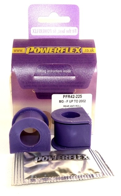 Rover MGF upto 2002 Rear Anti Roll Bar Bush 18mm - PowerFlex PFR