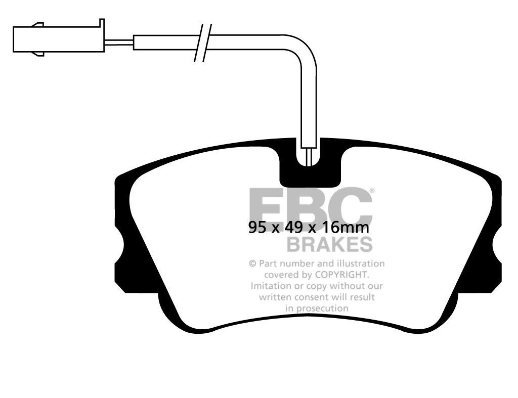 EBC Brakes ALFA ROMEO Alfa 33 1.5 (ABS) 90-93 Remblokken voorzij