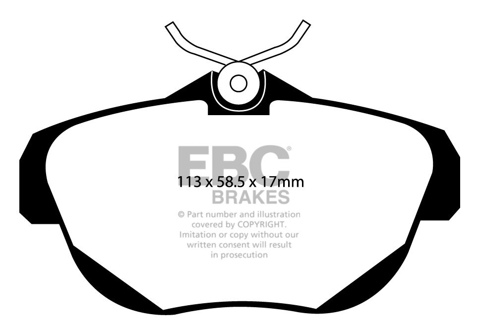 EBC Brakes OPEL Manta 2.0 77-81 Remblokken voorzijde