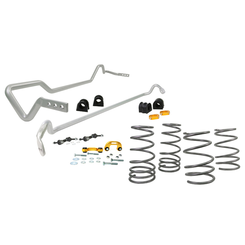 Whiteline Grip-Serie 1 Stabilisatorstang en Verlagingsveer  Kit Subaru Impreza Sedan GD 2.0 4WD 2005-