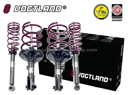 Verlagingsset VW Jetta, Typ 1KM, 1.4, 1.6, VA tot 1020 kg, strut