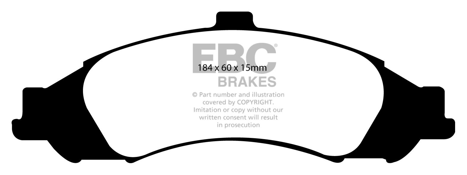 EBC Brakes PONTIAC GTO 5.7 2003-2004 Remblokken voorzijde