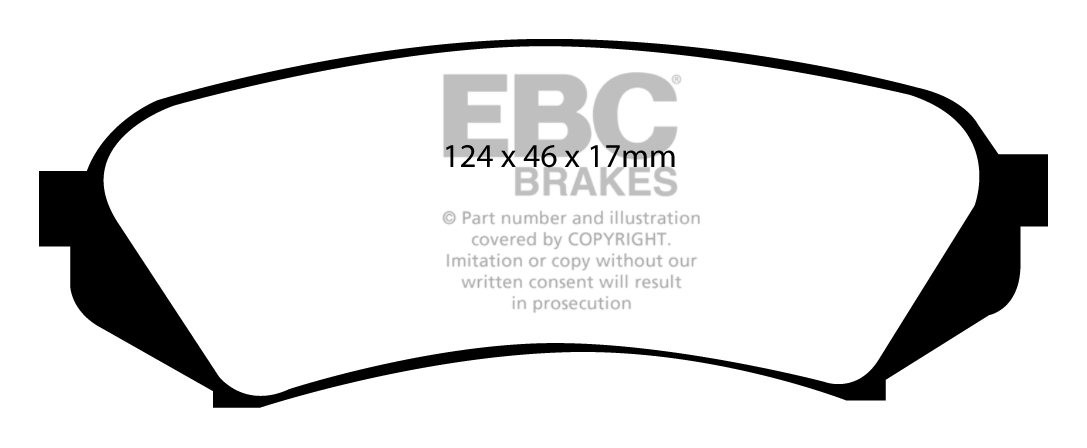 EBC Brakes TOYOTA Landcruiser 4.7 (UZJ100) 98-2003 Remblokken ac