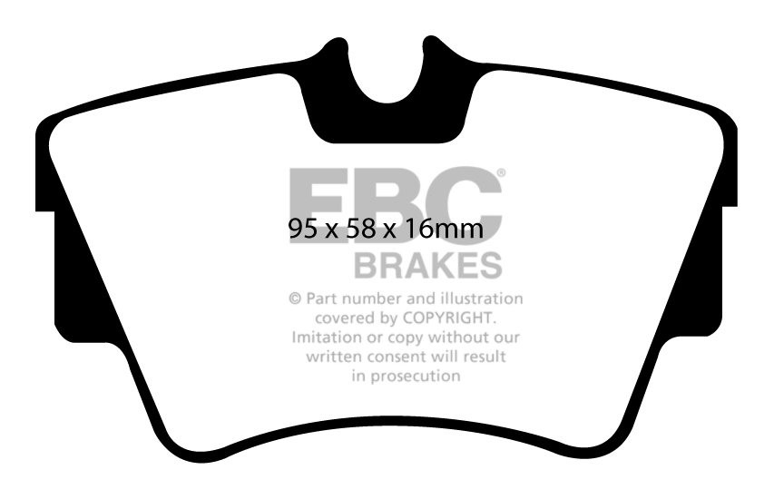 EBC Brakes RENAULT Trafic CPV 2.0 TD 2010-.. Remblokken achterzi
