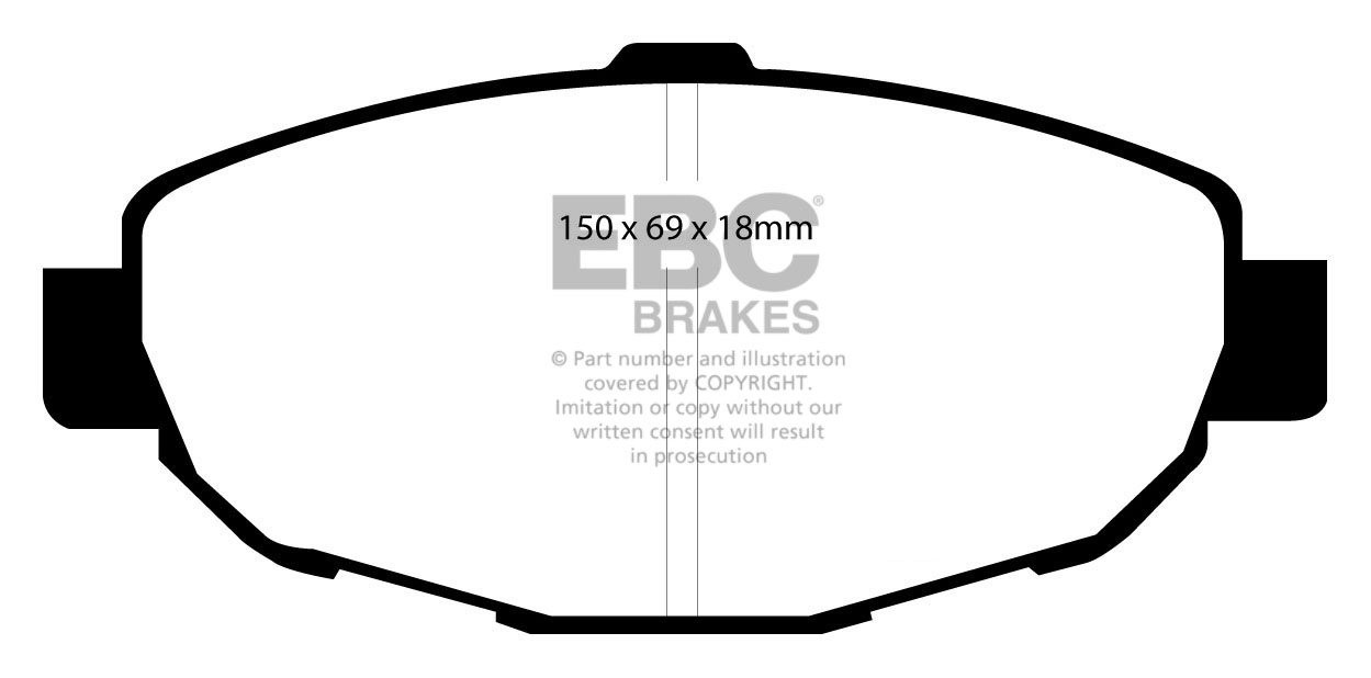 EBC Brakes LEXUS Soarer 2.5 Twin Turbo (JZZ30) 91-2000 Remblokke