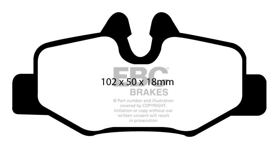 EBC Brakes MERCEDES BEDRIJFSWAGEN Vito 3.2 2003-.. Remblokken ac