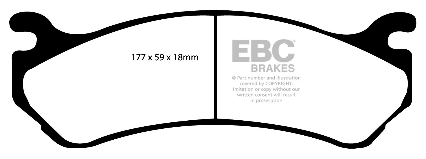 EBC Brakes CHEVROLET Tahoe 5.3 2000-2006 Remblokken voorzijde