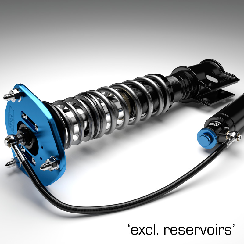 Cobra EVO-R Schroefset  BMW 3-Serie E30 Cabrio 318/320/325i (Veerpoot ø51mm) 1985-1993 40-80/30-60mm