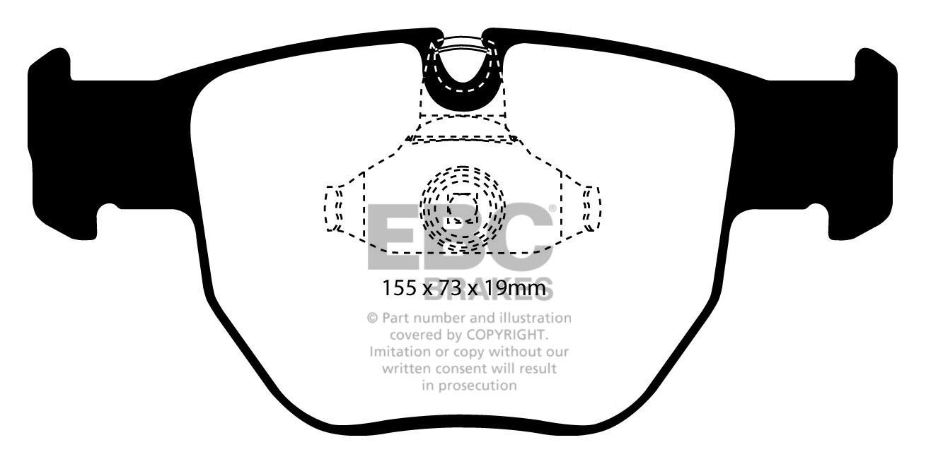 EBC Brakes LAND ROVER Range Rover 4.4 2002-2005 Remblokken voorz