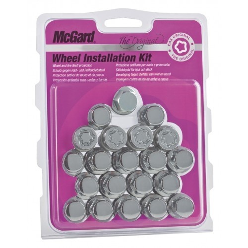 McGard Wielbout set M14x1.25 Kegel 60° 37,4mm Chrome