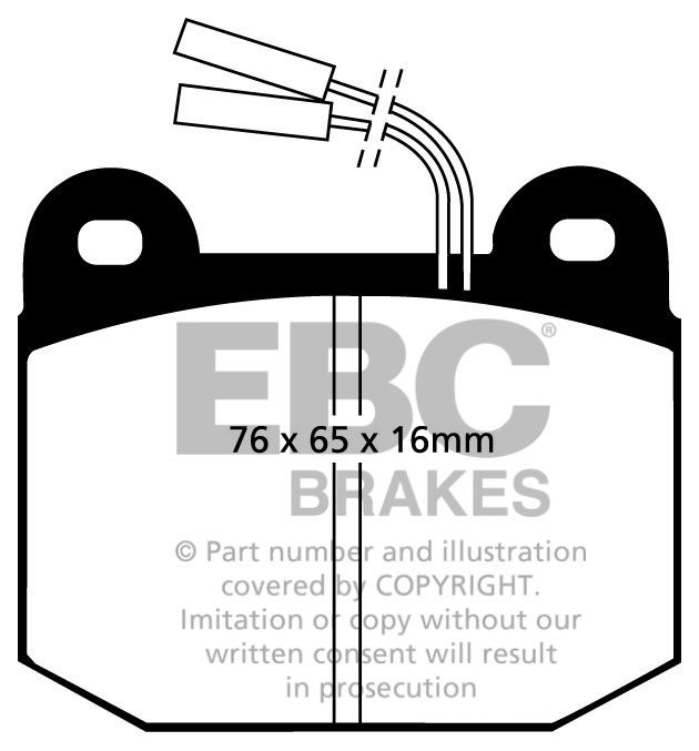 EBC Brakes ALFA ROMEO Alfa 90 2.5 84-87 Remblokken voorzijde