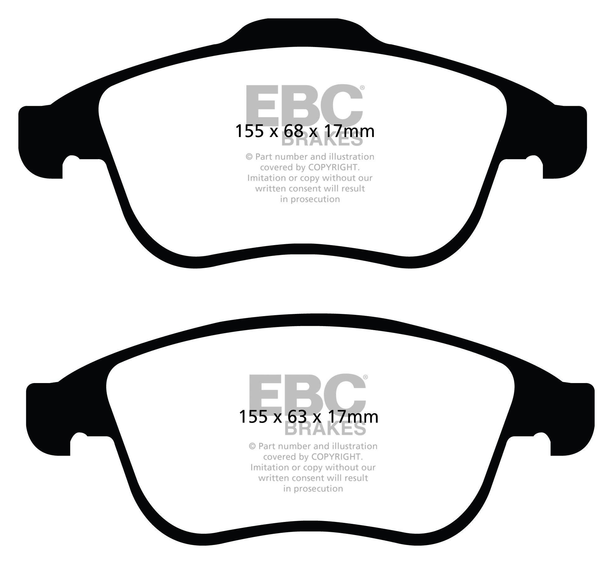 EBC Brakes RENAULT Grand Scenic 1.5 TD 2009-.. Remblokken voorzi