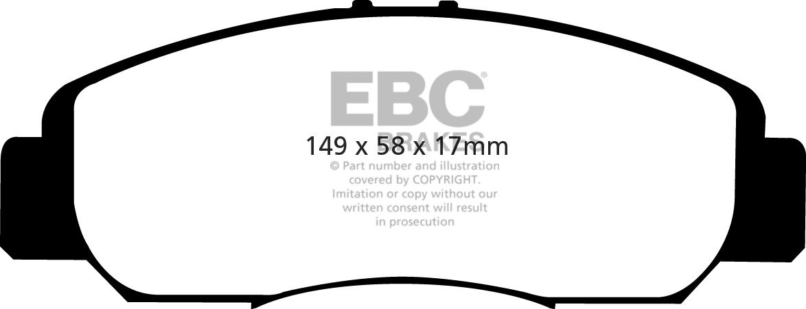 EBC Brakes HONDA Stepwagon 2.0 2005-2009 Remblokken voorzijde